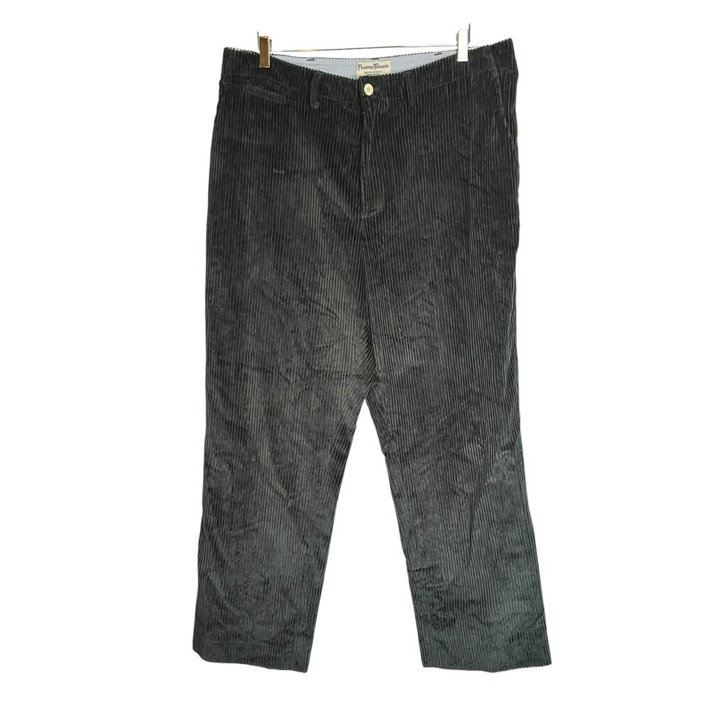Rowing Blazers Corduroy Trousers Hunter Green Dress Pants Cotton Preppy Size 34